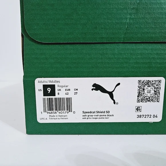 Puma Red and Gray Sneakers Classic Design - Picture 7 of 12